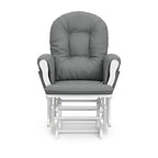 Storkcraft Custom Glider Ottoman White