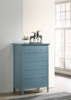 Glory Furniture Hammond Blue Chest