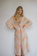 Long Jacket With Belt - Glitter