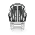 Storkcraft Custom Glider Ottoman White