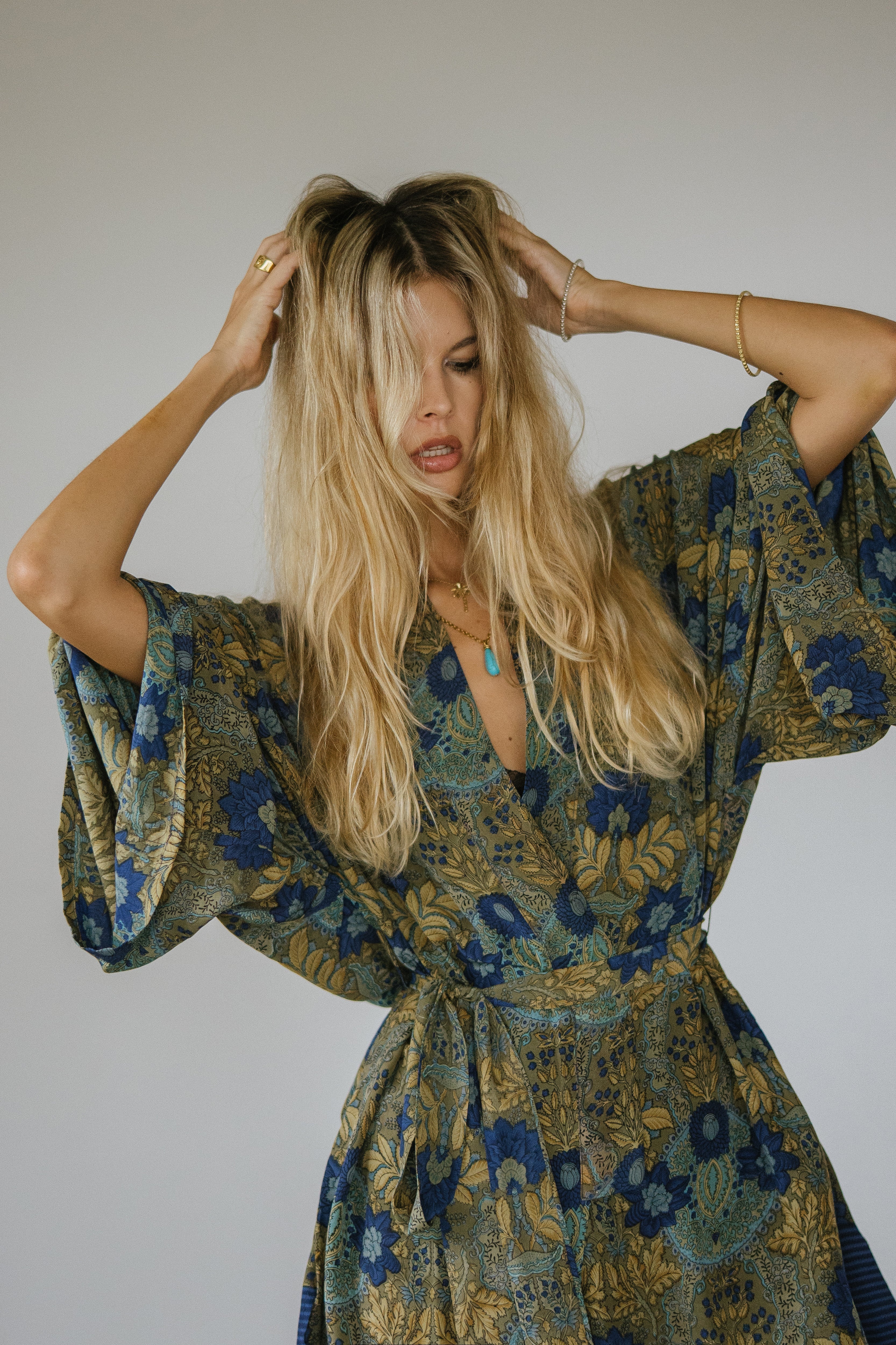 Kimono Wrap Dress - Love