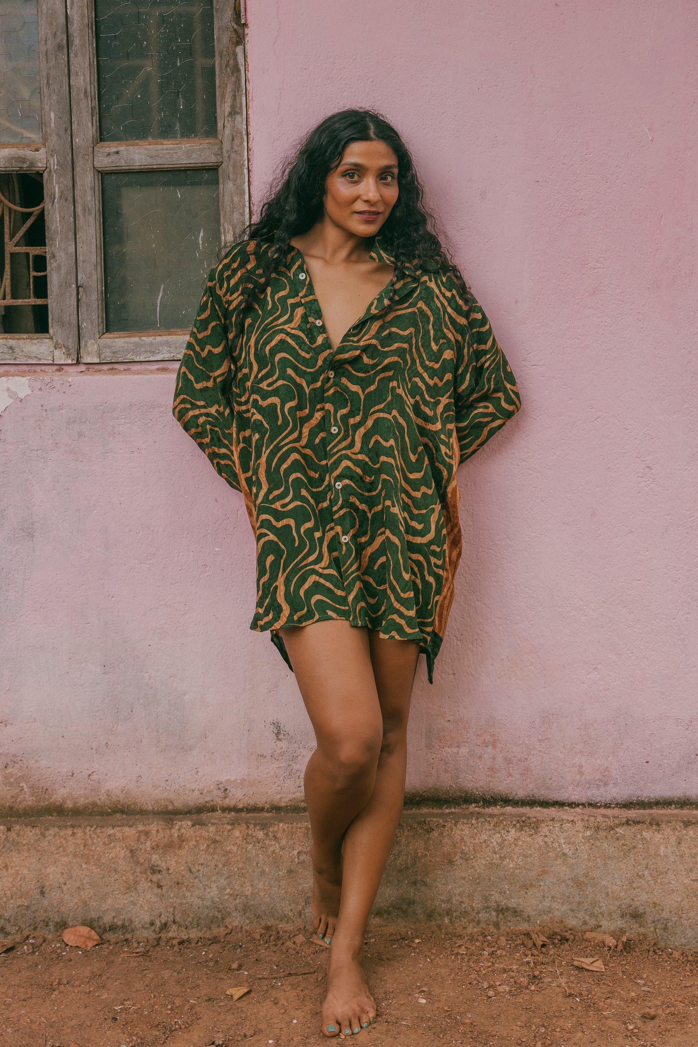 Boyfriend Shirt - Olive