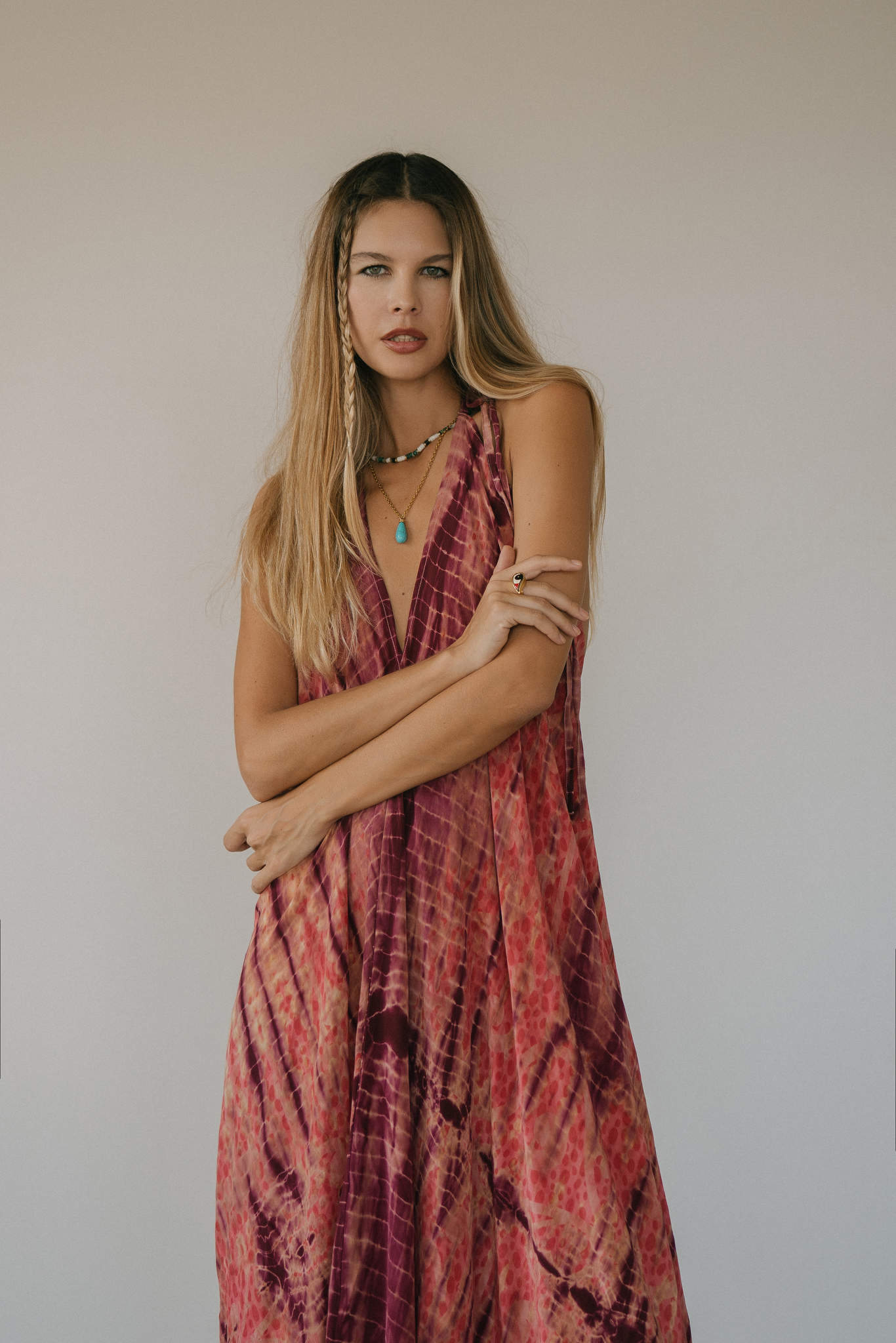 Sun Child Classic Silk Dress - Ninja