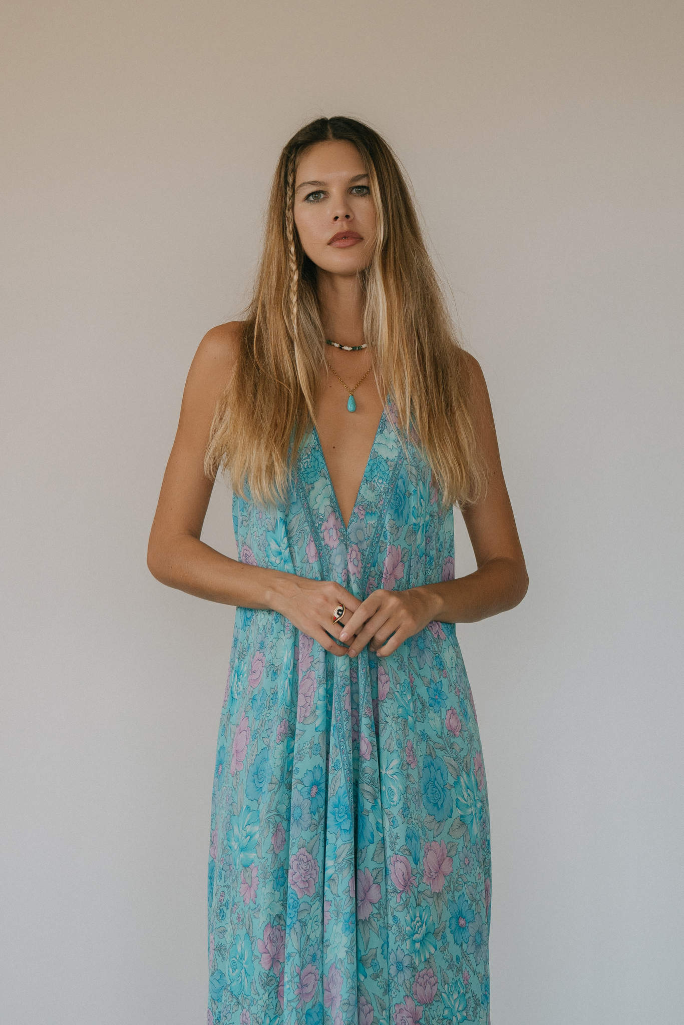 Sun Child Classic Silk Dress - Dolores