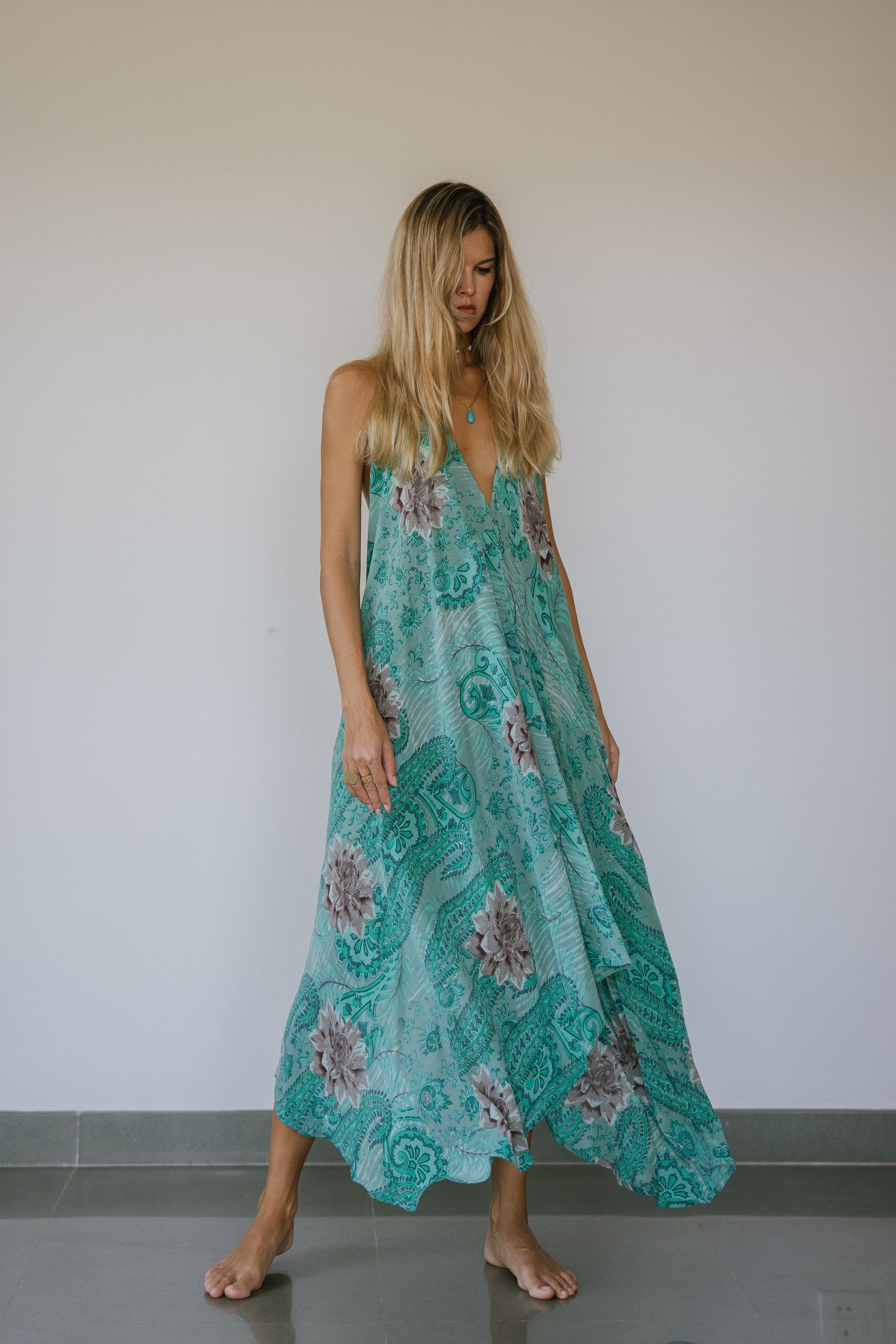 Sun Child Classic Silk Dress - Bovaird