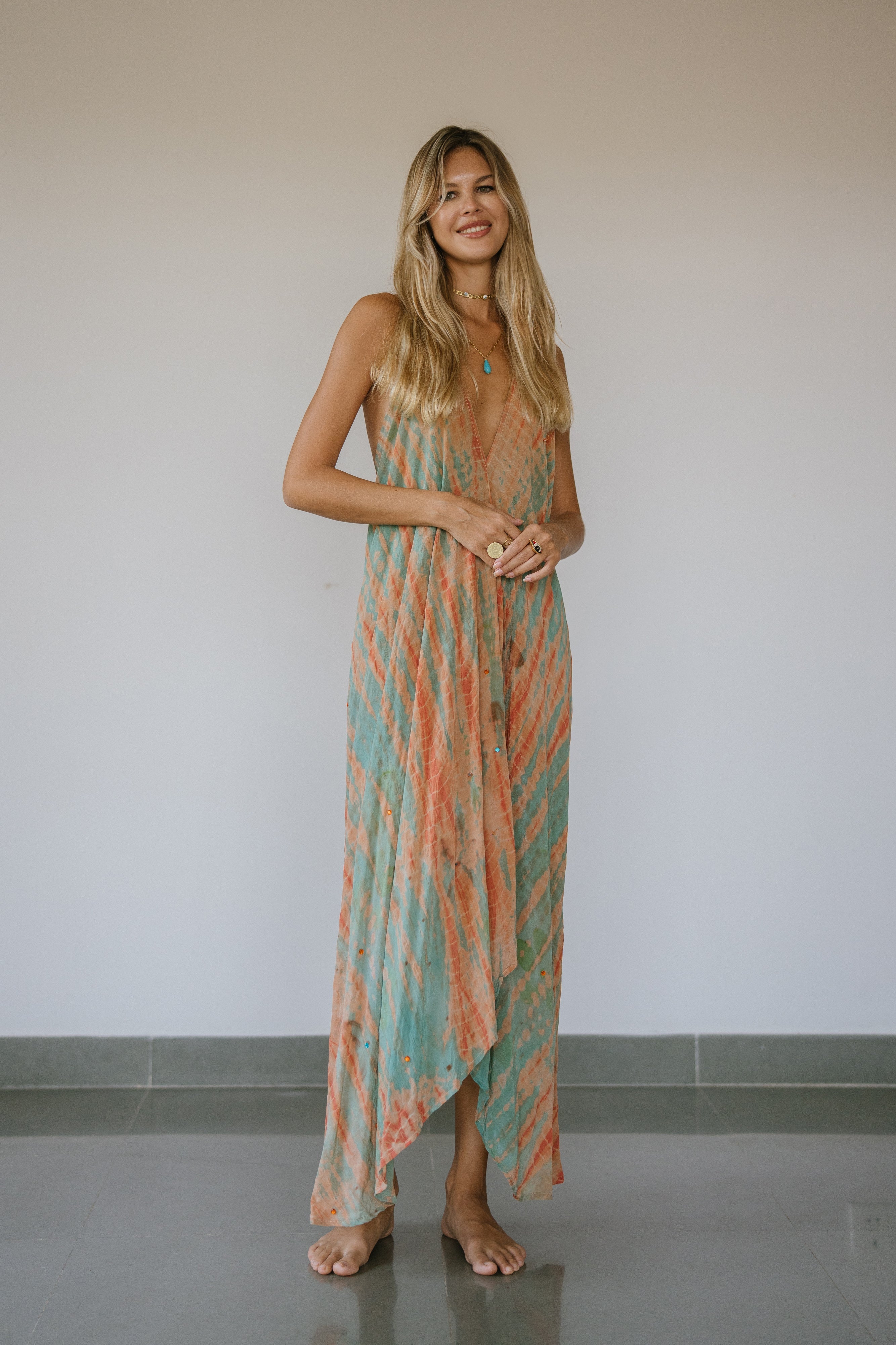 Sun Child Classic Silk Dress - Adam