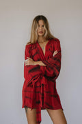 Kimono Wrap Dress - Valentine
