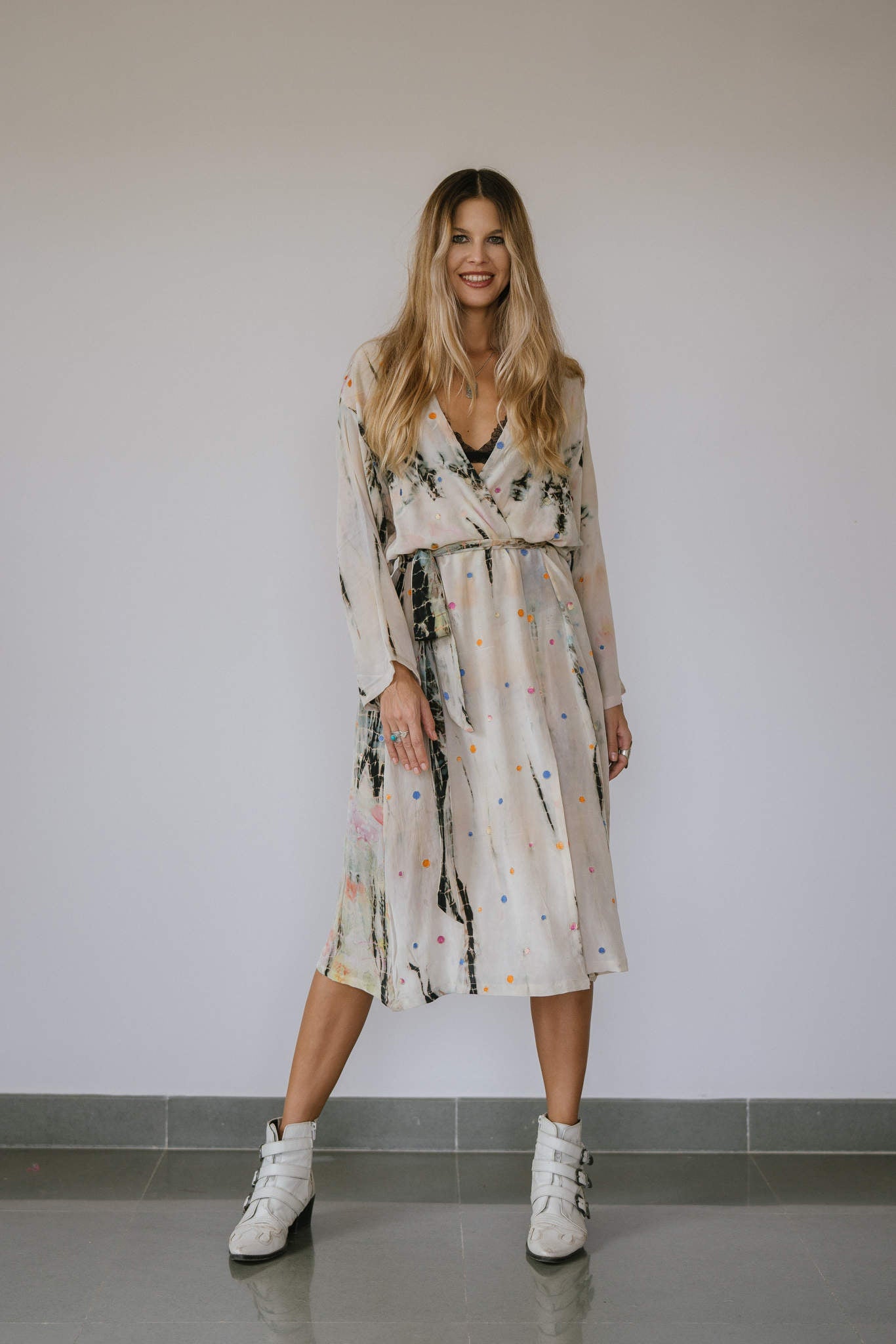 Long Jacket With Belt - Foster