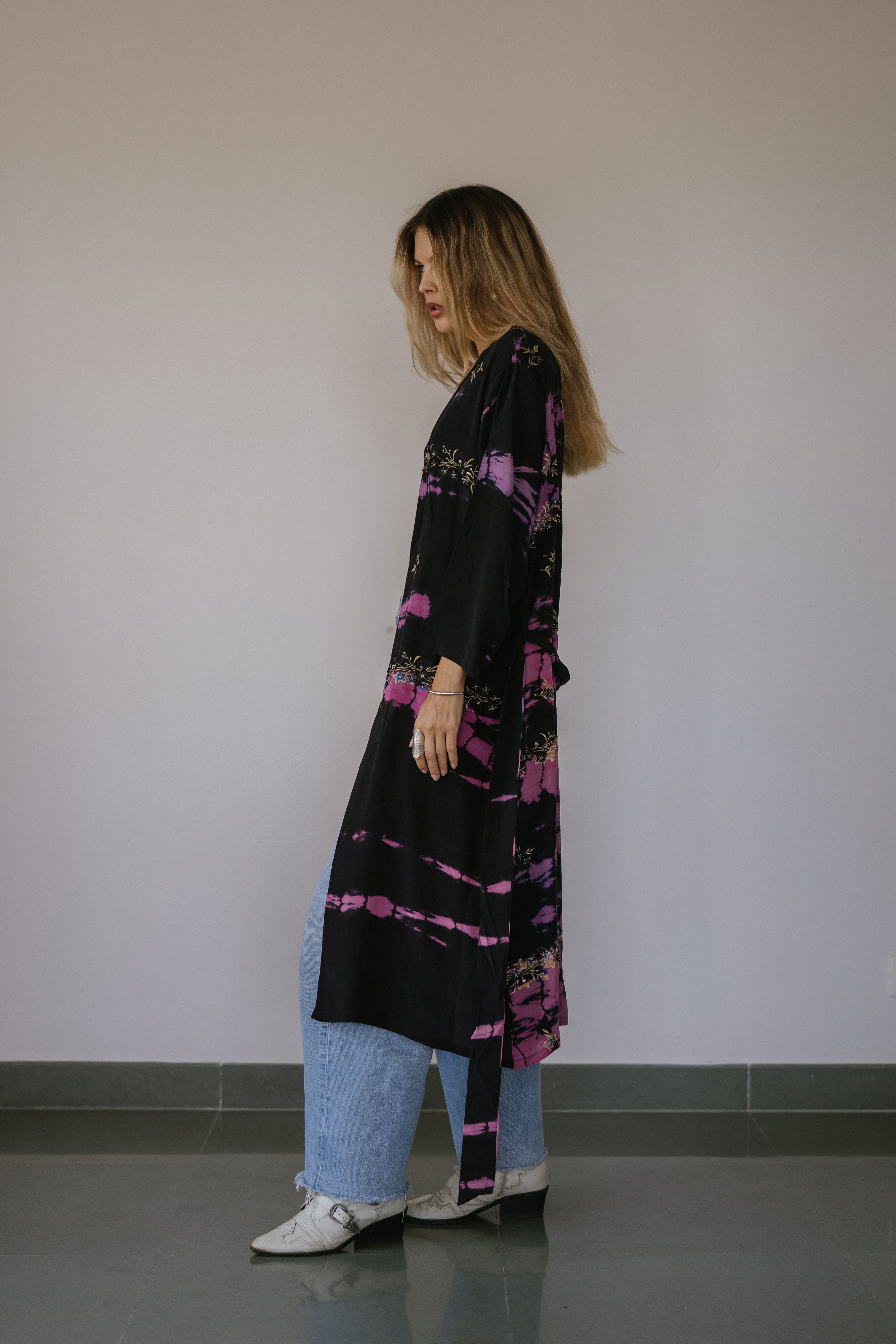 Long Jacket With Belt - Ipanema
