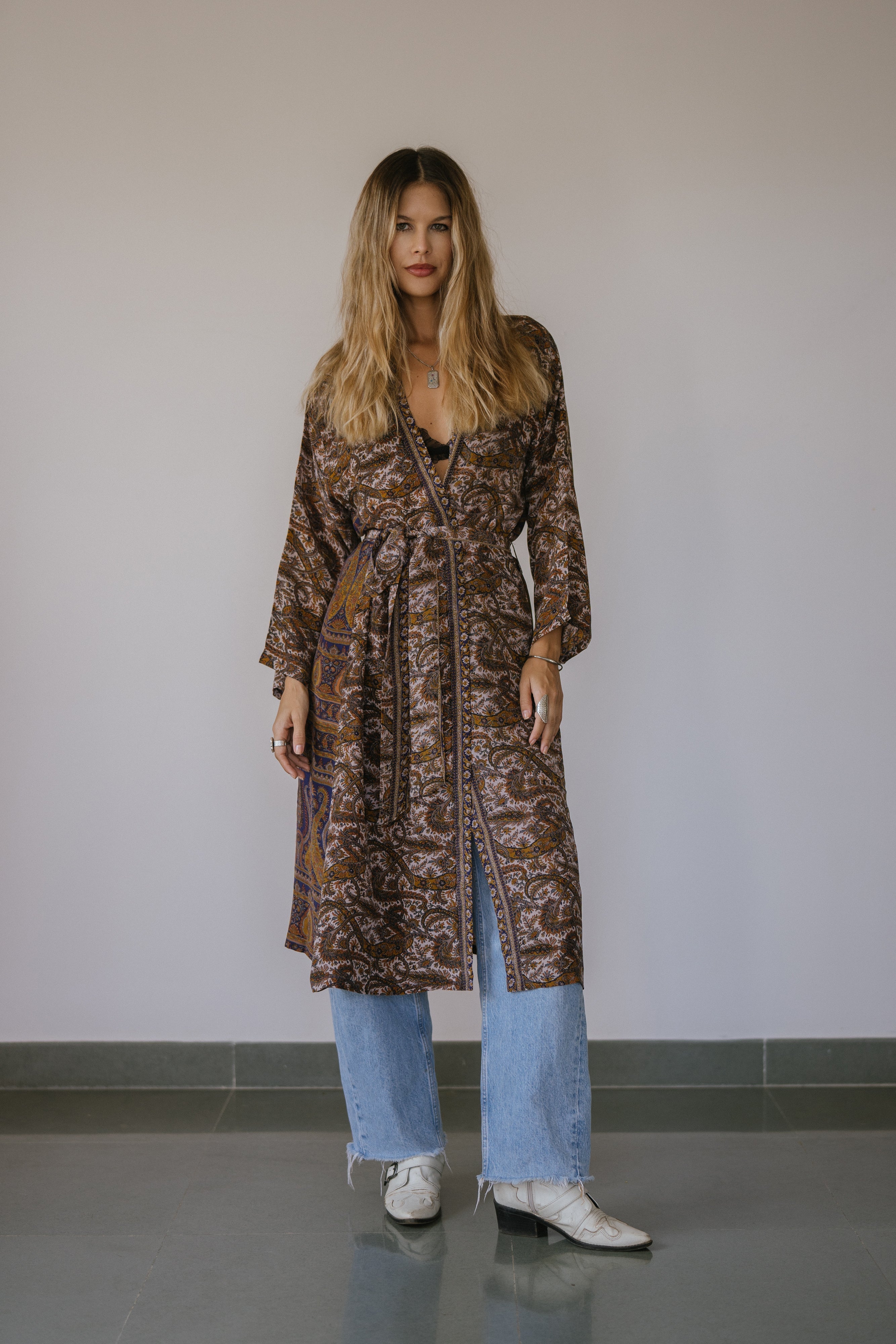 Long Jacket With Belt - Barkley