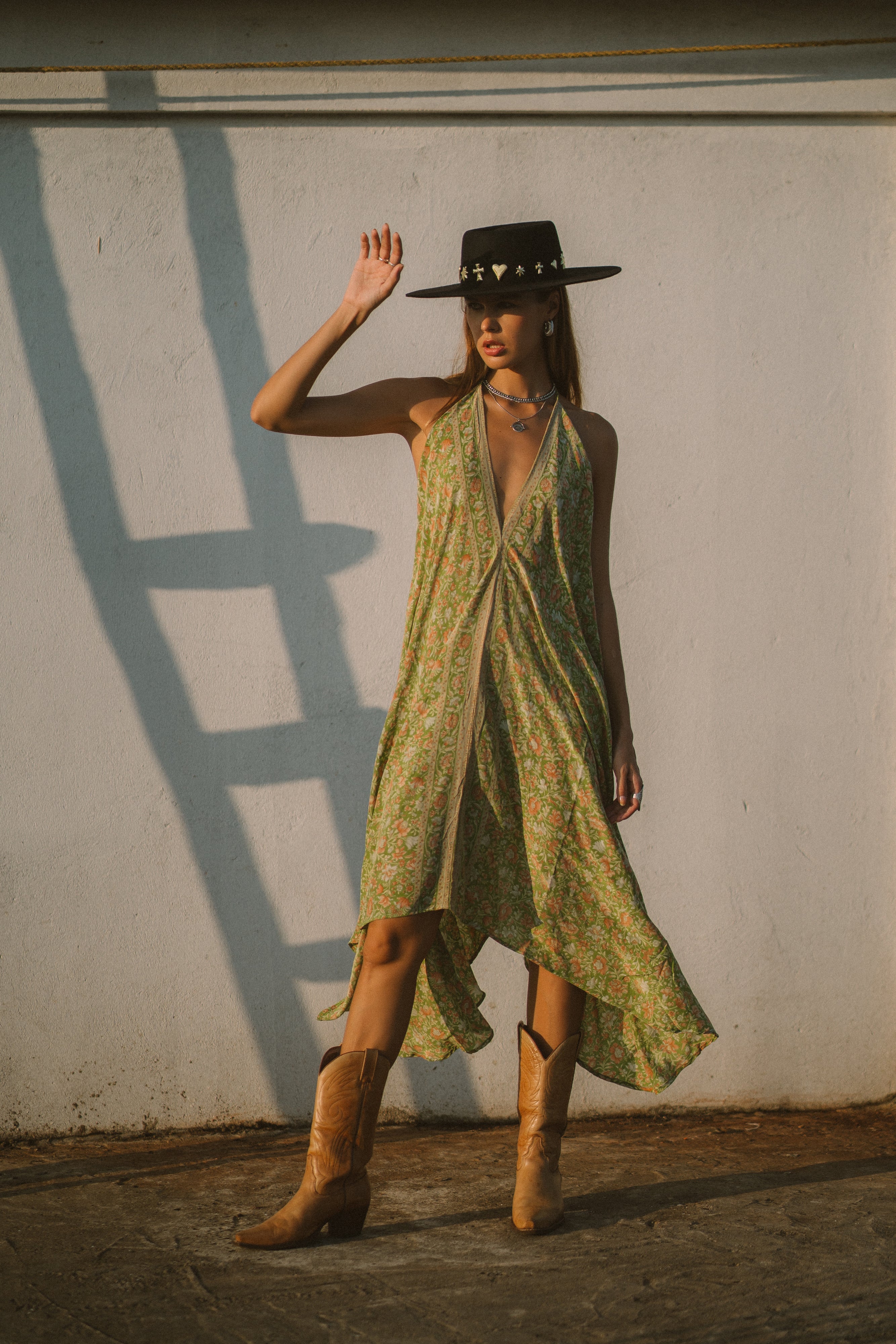 Sun Child Classic Silk Dress - Julien
