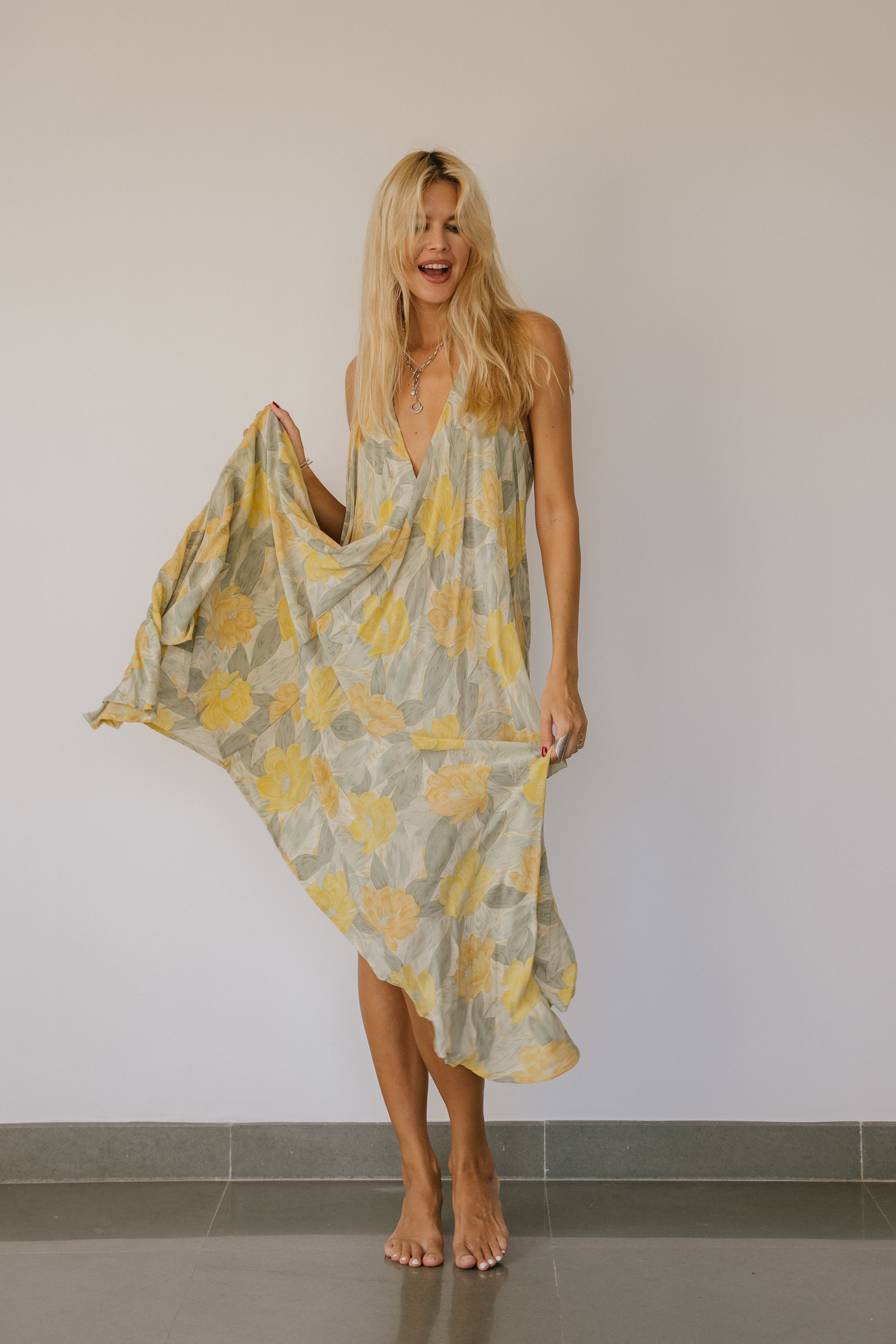 Sun Child Classic Silk Dress - Kyle