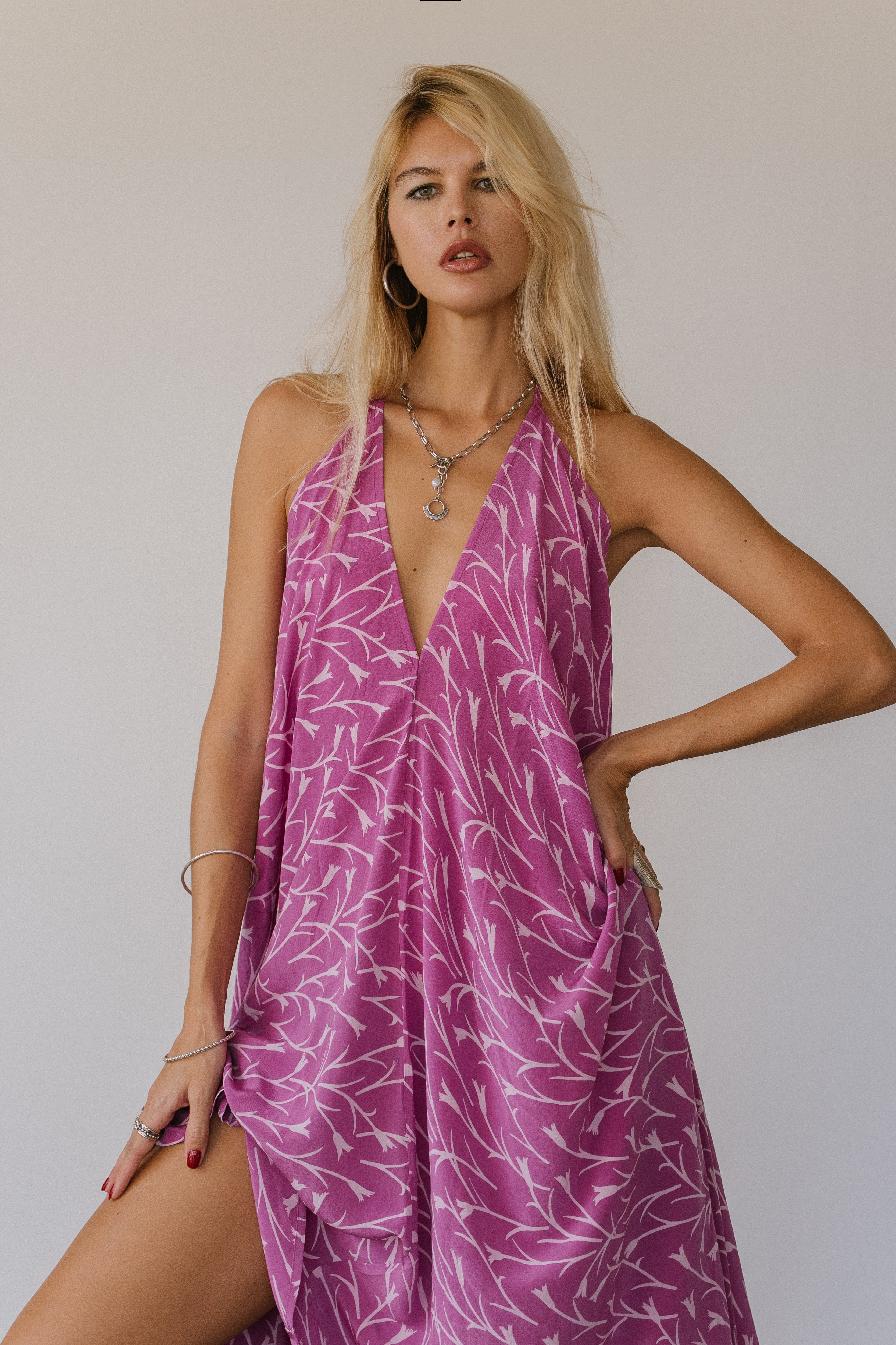 Sun Child Classic Silk Dress - Cindy