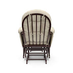 Storkcraft Glider Ottoman Espresso Beige