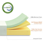 Zinus 10" Green Tea Memory Foam Mattress, Twin