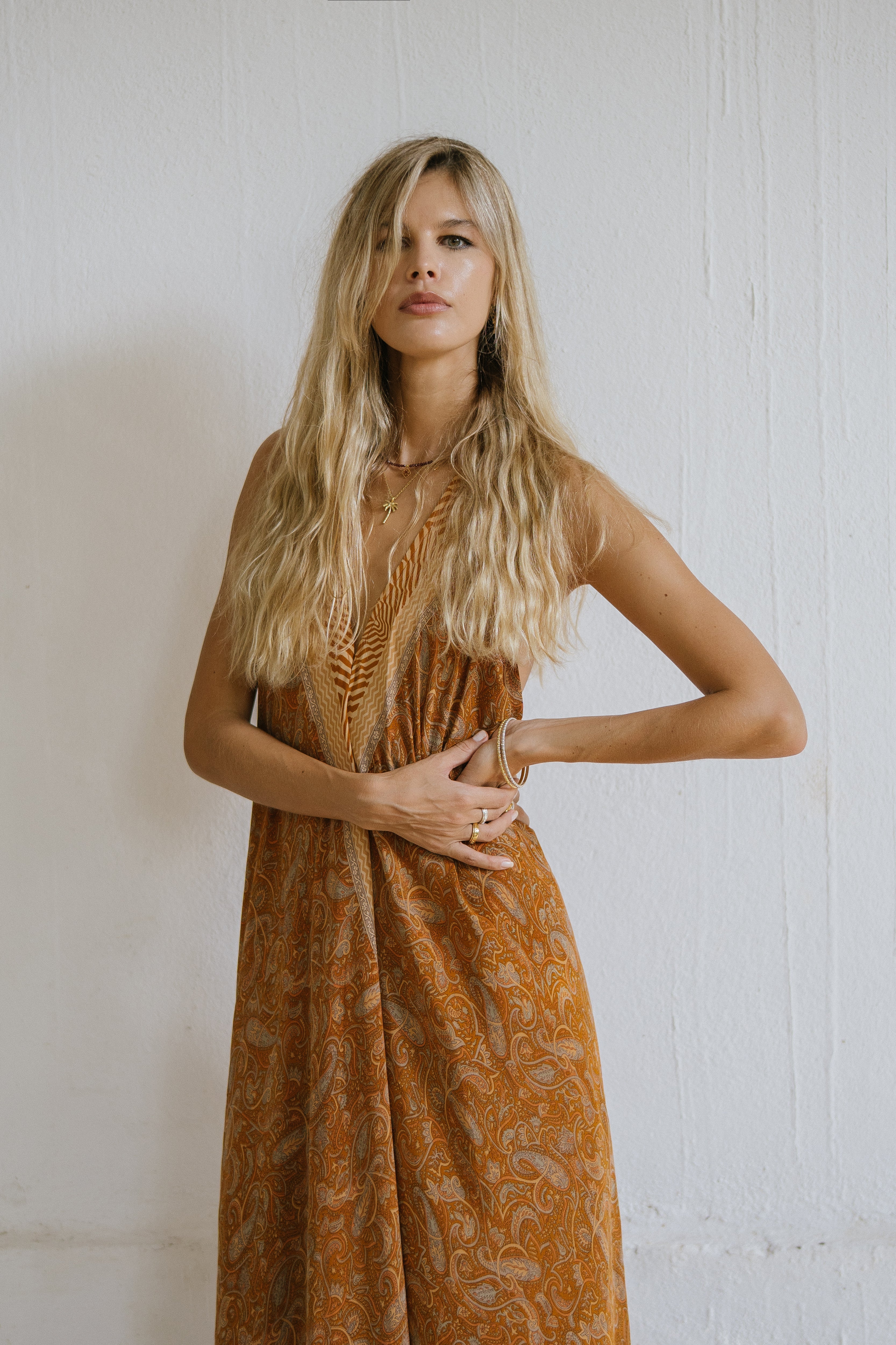Sun Child Classic Silk Dress - One of a Kind - Harry