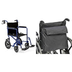 Medline Lightweight Transport Wheelchair Handbrakes