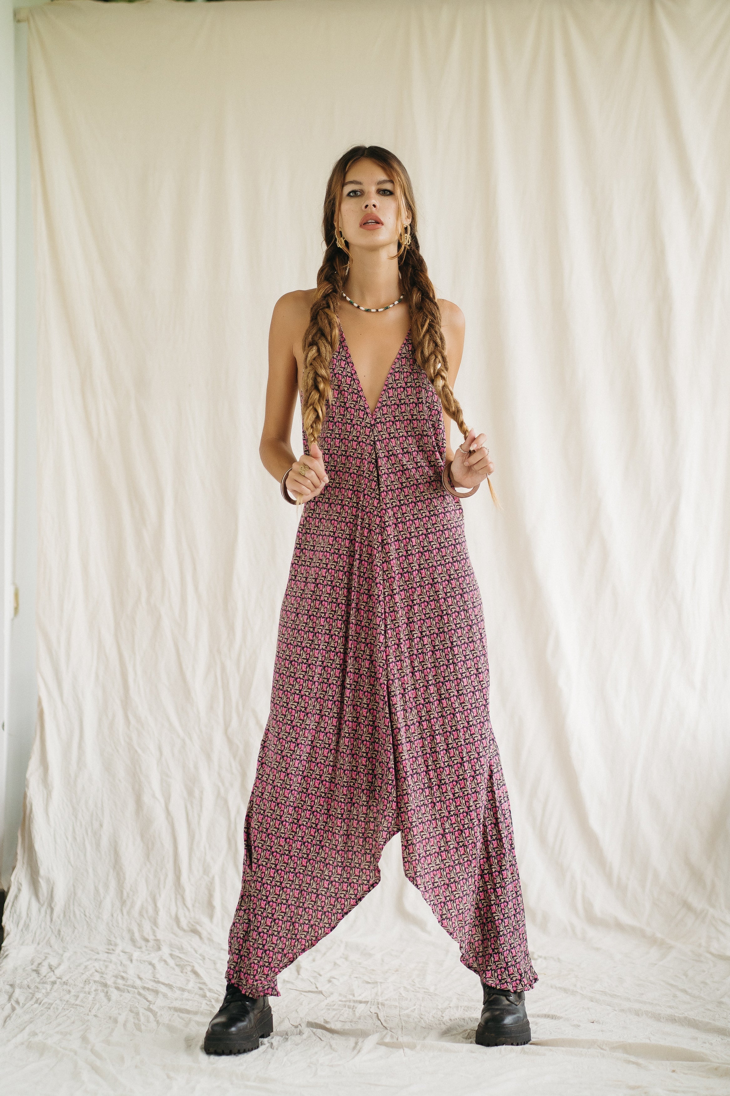 Sun Child Classic Silk Dress - Twist