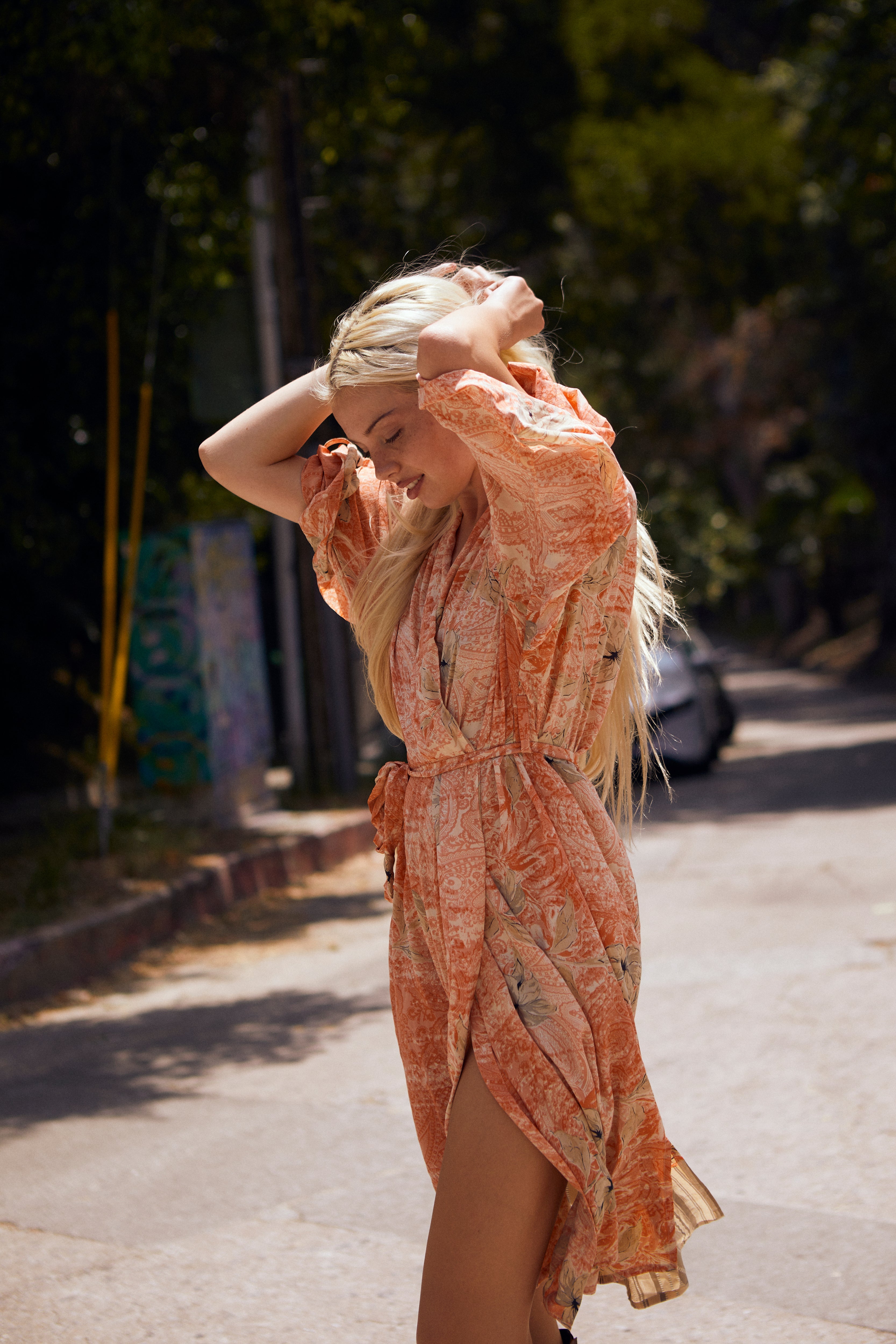 The Dramatic Kimono - One of a Kind - Peace